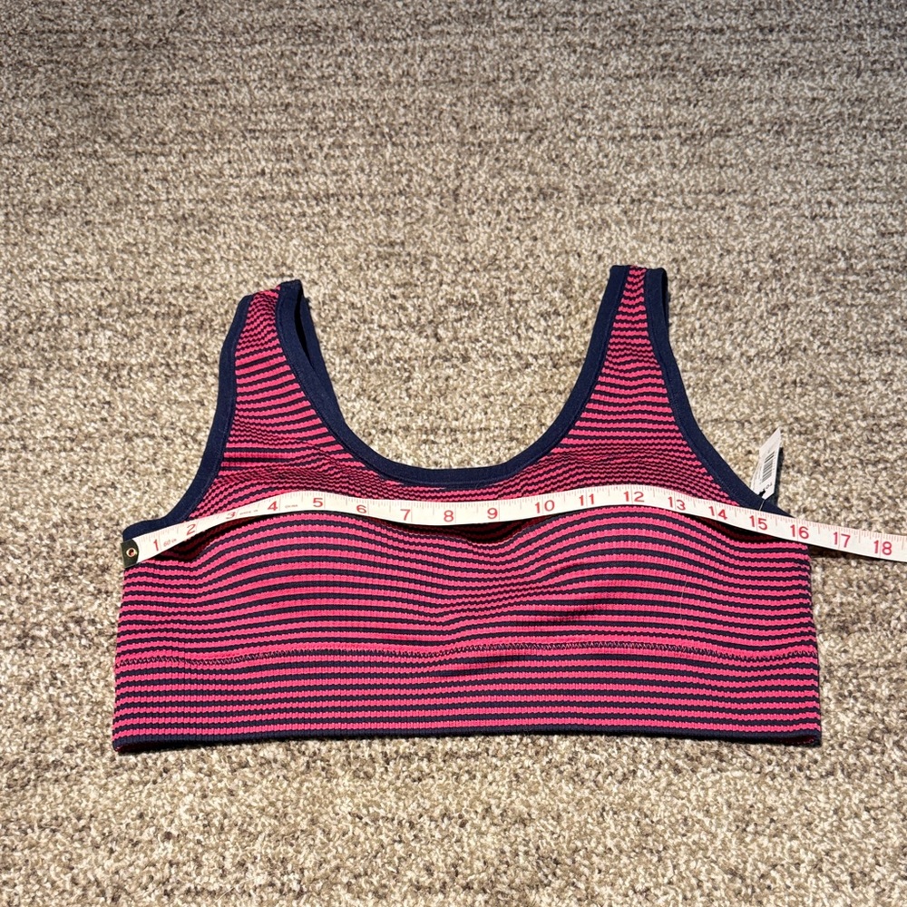 Torrid Curve Striped Pink and Navy Sports Bra - Size 1X - NWT - Picture 6 of 6